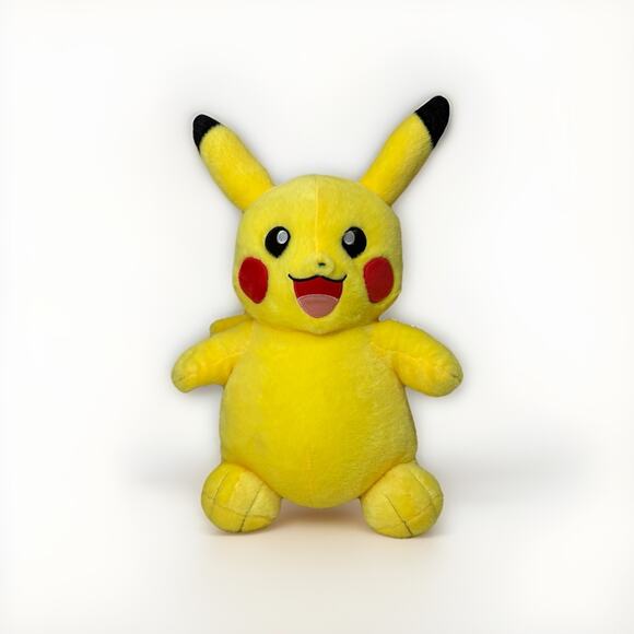 Build-A-Bear Pokémon Pikachu Plush 16" Stuffed Animal Yellow Red Cheeks BAB - Picture 1 of 6